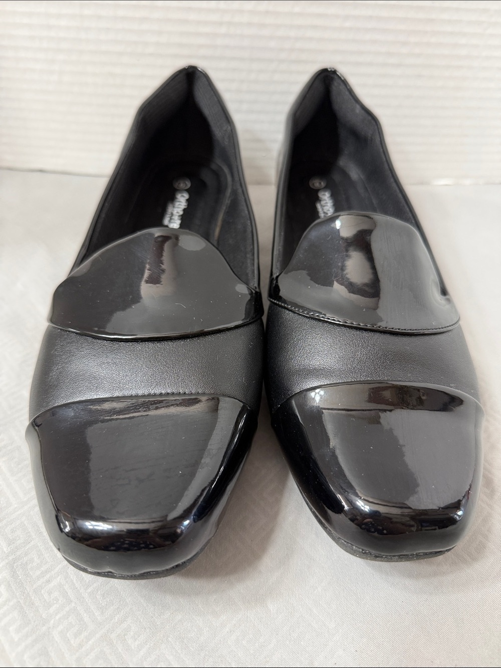 Ortho+Rest Women's Size 9 Orthopedic Dress Shoe Black Slip On Loafer Flats Comfy